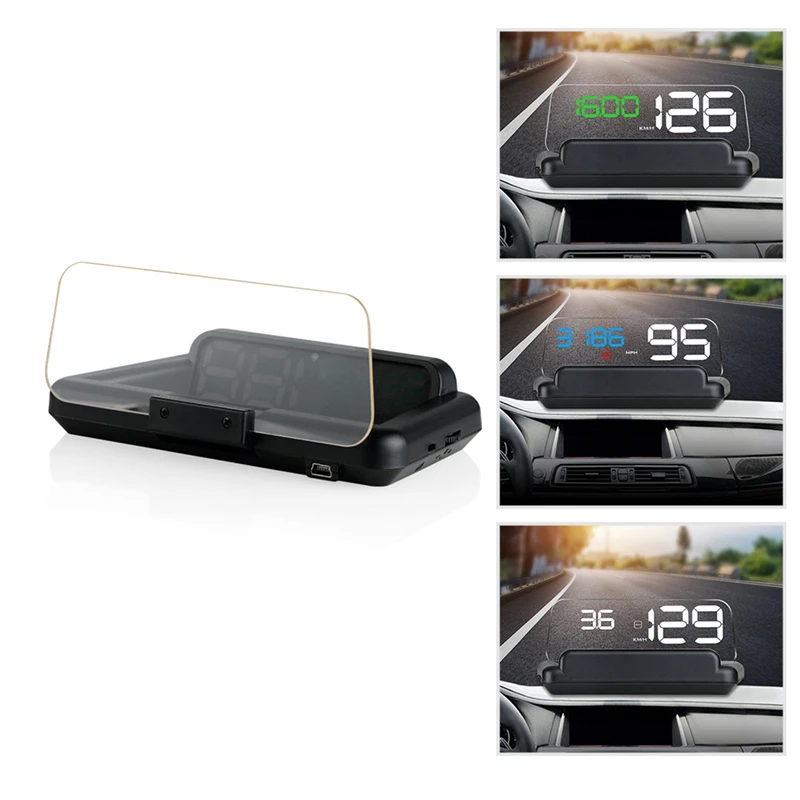 OBD2 HUD Mirror Car Head Up Display Windshield Speed Projector GPS Security Alarm Water Temp Overspeed RPM Voltage
OBD2 HUD Mirror Car Head Up Display Windshield Speed Projector GPS Security Alarm Water Temp Overspeed RPM Voltage