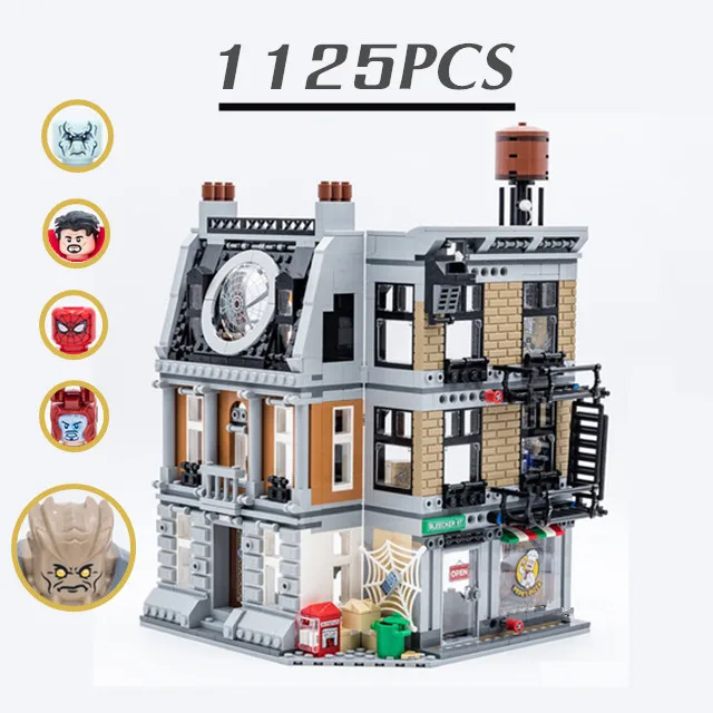 Disney Marvel Avengers Infinity Wars Doctor Strange Sanctum Spiderman Streetview Ironman Toys Hero Building Block Brick Kid Gift
Disney Marvel Avengers Infinity Wars Doctor Strange Sanctum Spiderman Streetview Ironman Toys Hero Building Block Brick Kid Gift