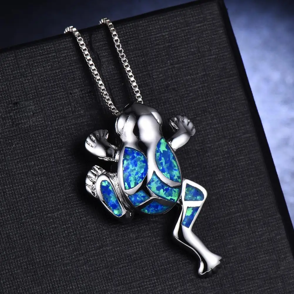 Women Necklace Frog Faux Gem Jewelry Lightweight All Match Long Lasting Pendant Necklace for Party
Women Necklace Frog Faux Gem Jewelry Lightweight All Match Long Lasting Pendant Necklace for Party