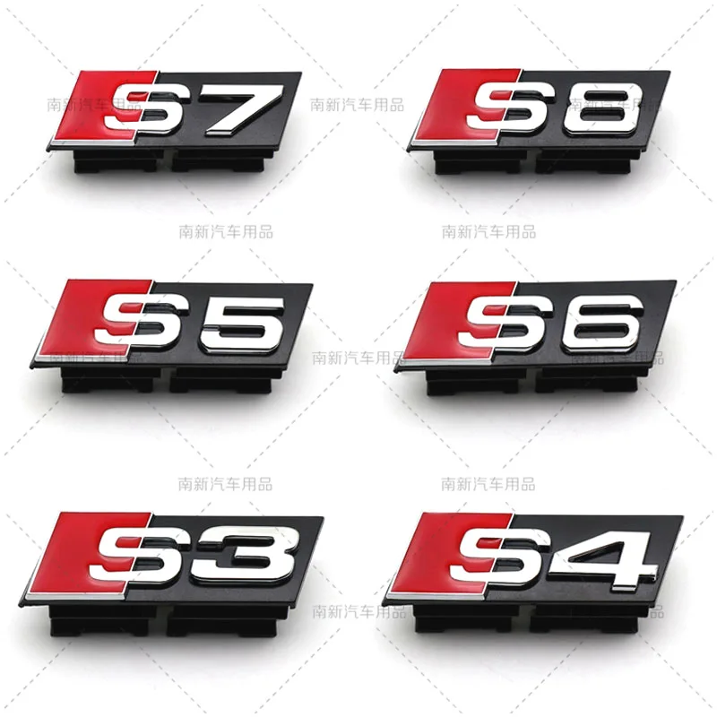 3D Car Front Grille Emblem Badge For Audi S3 S4 S5 S6 S7 S8 A3 A4 A5 A6 A7 Car Styling Exterior Modification Decoration
3D Car Front Grille Emblem Badge For Audi S3 S4 S5 S6 S7 S8 A3 A4 A5 A6 A7 Car Styling Exterior Modification Decoration