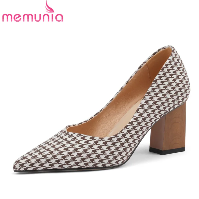 MEMUNIA 2022 New Popular Genuine Leather Pumps Pointed Toe High Heels Women Dress Shoes Ladies Simple Shallow Shoes
MEMUNIA 2022 New Popular Genuine Leather Pumps Pointed Toe High Heels Women Dress Shoes Ladies Simple Shallow Shoes