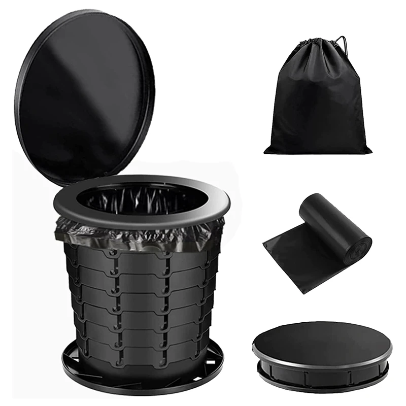 1Set Portable Toilet For Adults Kids Outdoor Camping Potty And Emergency Mini Toilet Plastic
1Set Portable Toilet For Adults Kids Outdoor Camping Potty And Emergency Mini Toilet Plastic