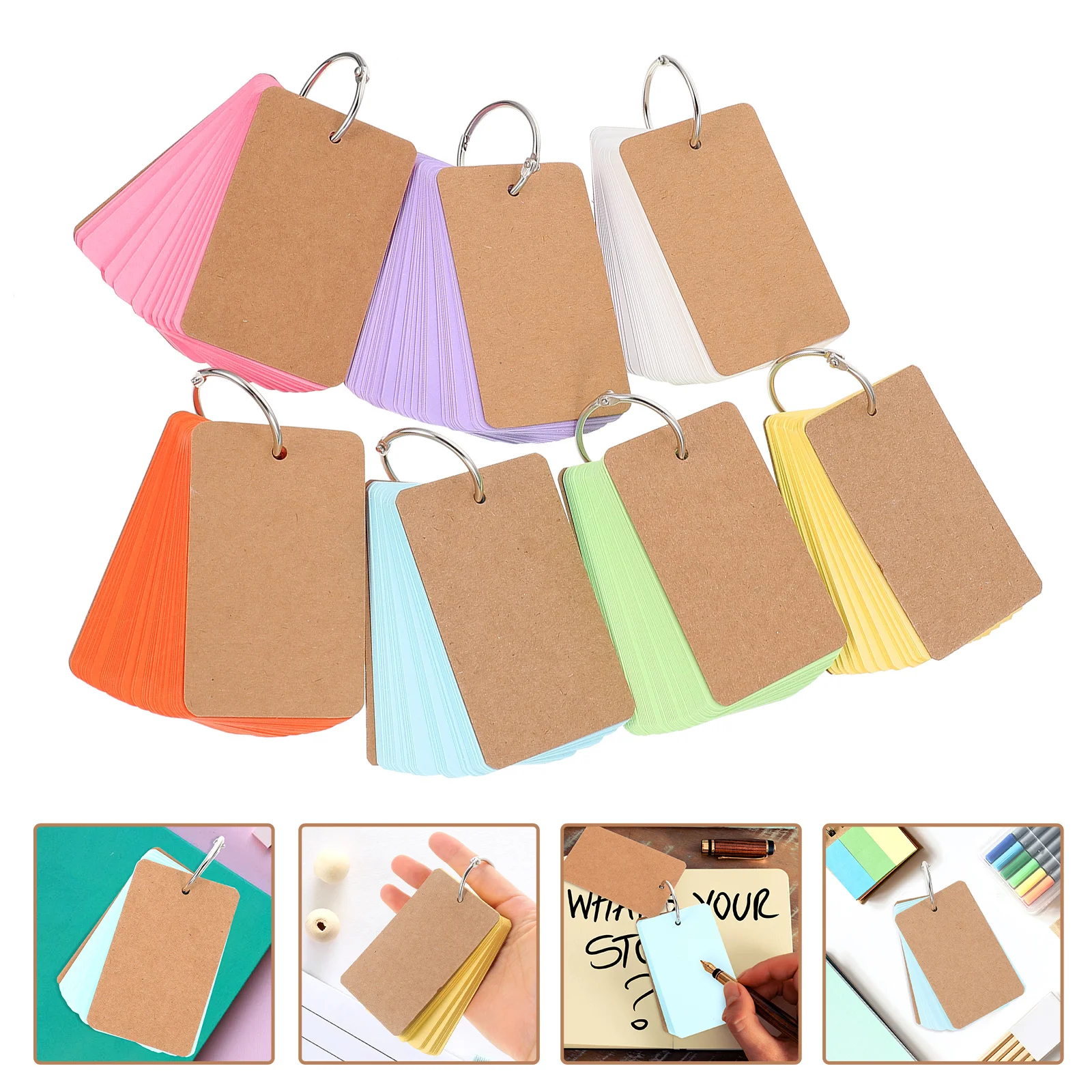 Cardsblank Flash Diy Note Flashcards Paper Memoring Kraft Pad Study Binder Rings Learning Pads Book Notecards Notepad Writing
Cardsblank Flash Diy Note Flashcards Paper Memoring Kraft Pad Study Binder Rings Learning Pads Book Notecards Notepad Writing