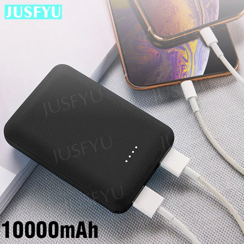 10000mah Mini Power Bank Portable Charger Mobile Phone External Battery Pack Dual USB Output Powerbank For iPhone Xiaomi
10000mah Mini Power Bank Portable Charger Mobile Phone External Battery Pack Dual USB Output Powerbank For iPhone Xiaomi