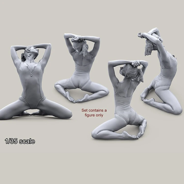 1/35 Resin Model kit figure GK, Washing girl 3, Unassembled and unpainted kit 
1/35 Resin Model kit figure GK, Washing girl 3, Unassembled and unpainted kit