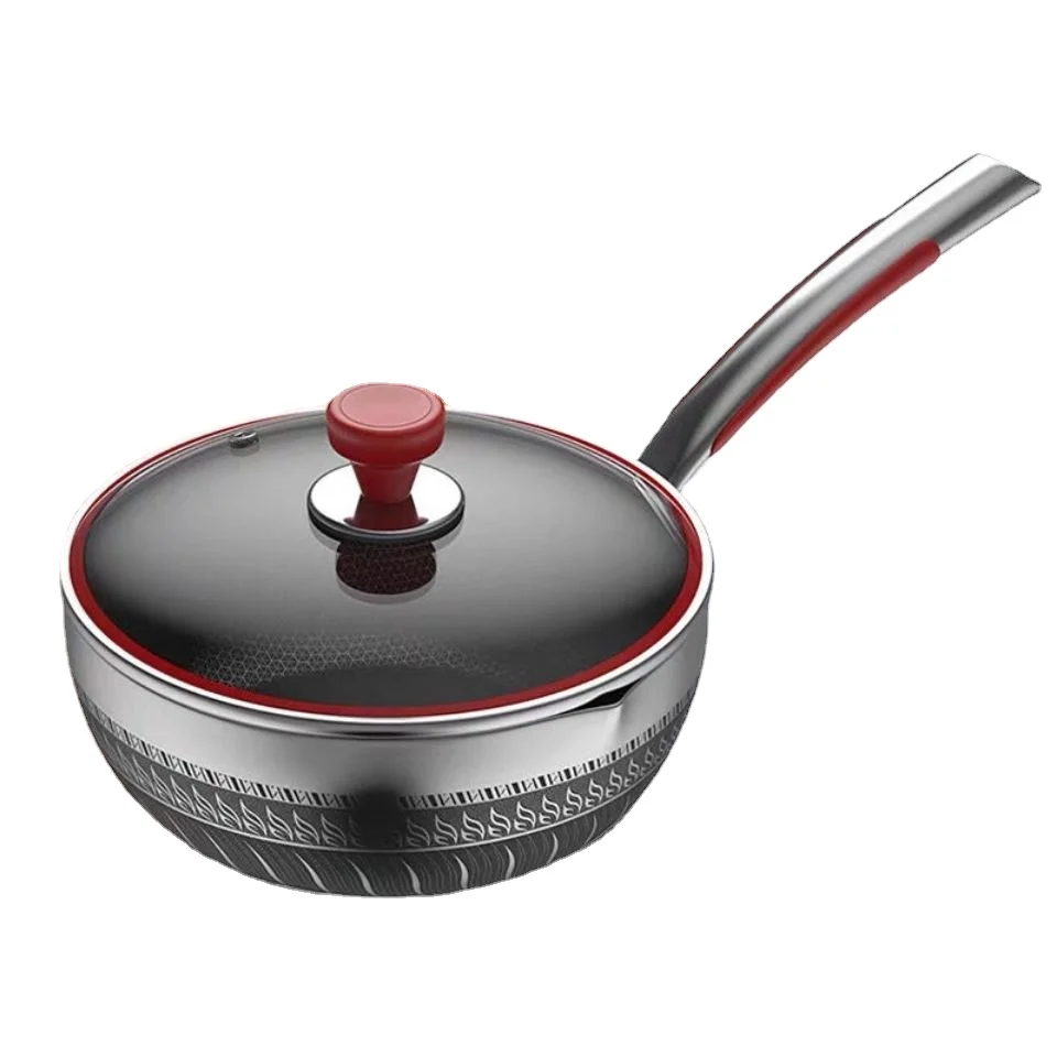 316 Stainless Steel Non-Stick Pan for Induction Cooker and Gas Stove, Dual-Use Pans for Frying and Cooking
316 Stainless Steel Non-Stick Pan for Induction Cooker and Gas Stove, Dual-Use Pans for Frying and Cooking