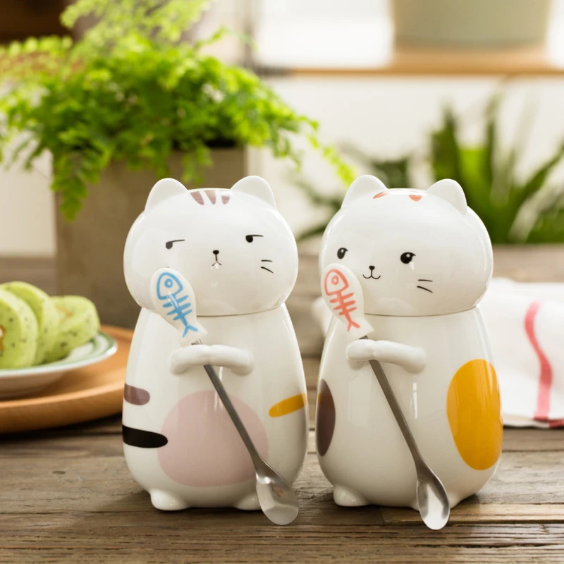 Super Cute Three-dimensional Cat Mark Cup Ceramic Large Capacity Water Cup with Cover Creative Cute Cartoon
Super Cute Three-dimensional Cat Mark Cup Ceramic Large Capacity Water Cup with Cover Creative Cute Cartoon