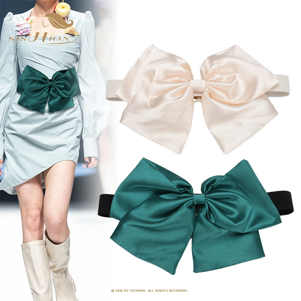 SISHION Big Bowknot Decorative Elastic Belt VD3564 Korean Fashion Thin Black Green Blue White Bow Women Belts Cummerbund 
SISHION Big Bowknot Decorative Elastic Belt VD3564 Korean Fashion Thin Black Green Blue White Bow Women Belts Cummerbund
