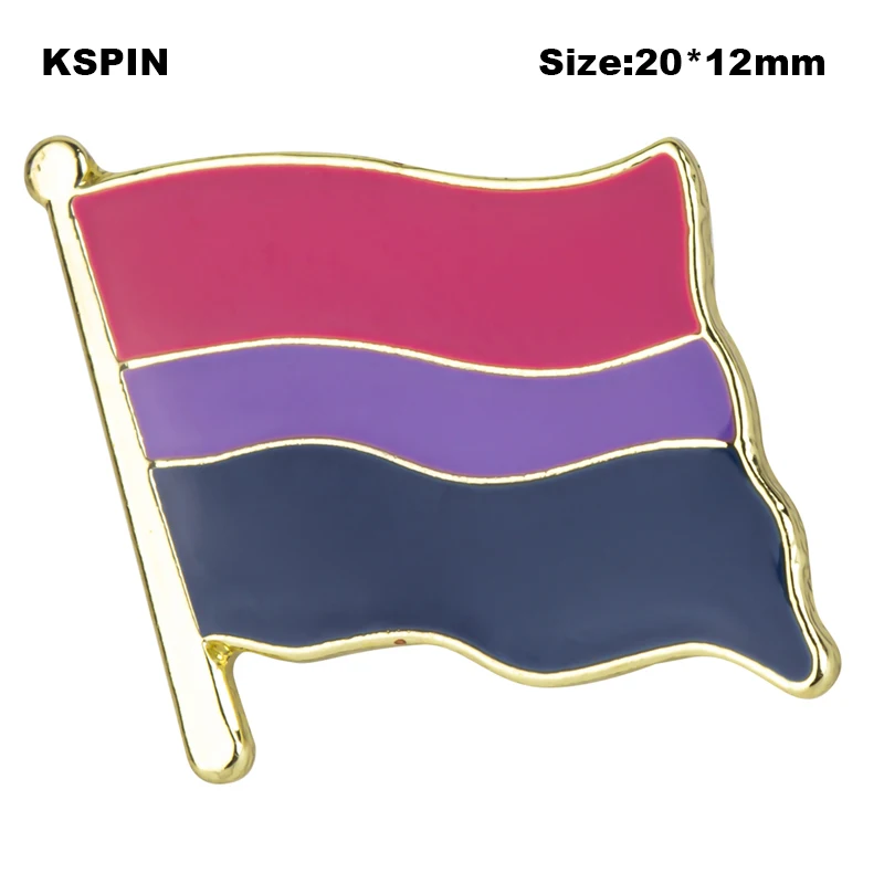 

Bisexual Pride Lapel Pins Badge Brooch Badges on Backpack Pin Brooch