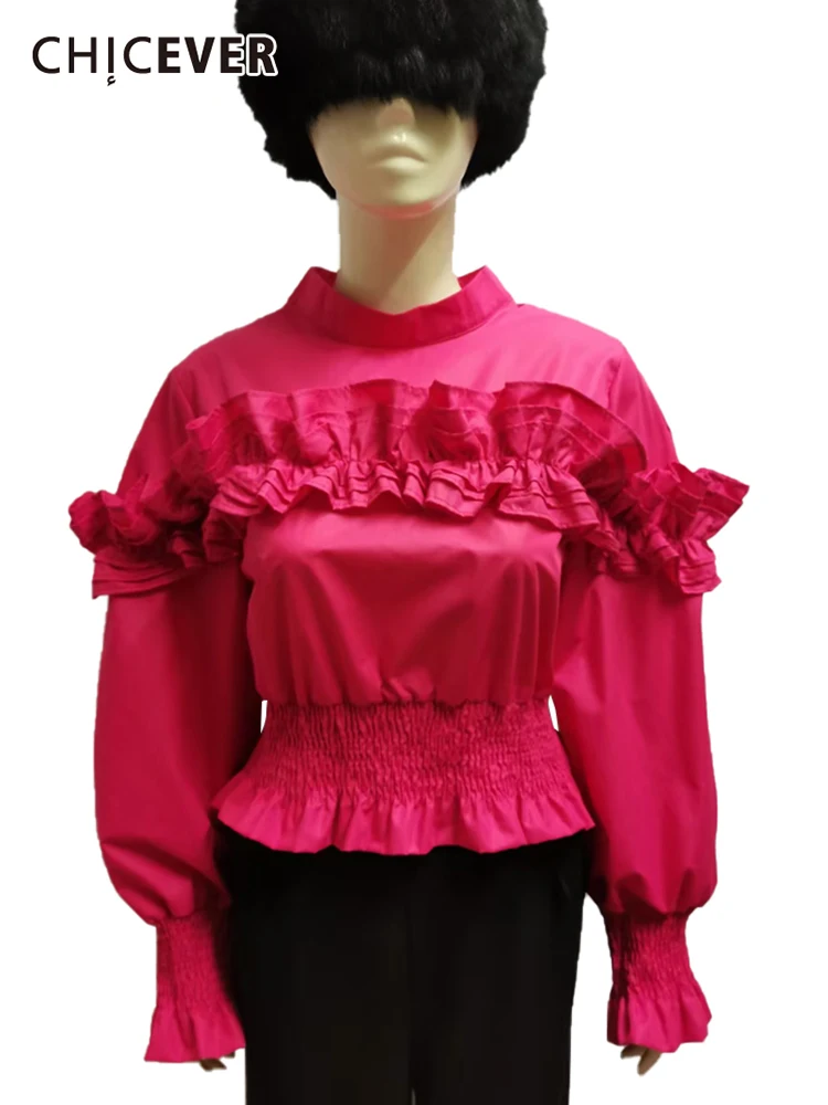 CHICEVER однотонная Лоскутная плиссированная рубашка для женщин со стоячим воротником с длинным рукавом, Тонкая Повседневная Женская блузка, ...
CHICEVER однотонная Лоскутная плиссированная рубашка для женщин со стоячим воротником с длинным рукавом, Тонкая Повседневная Женская блузка, ...