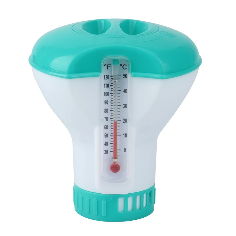 5-Inch Floating Chemical Dispenser Pool Cleaning Tools Chlorine Tablet Dispensers Pool Applicators With Thermometer
5-Inch Floating Chemical Dispenser Pool Cleaning Tools Chlorine Tablet Dispensers Pool Applicators With Thermometer