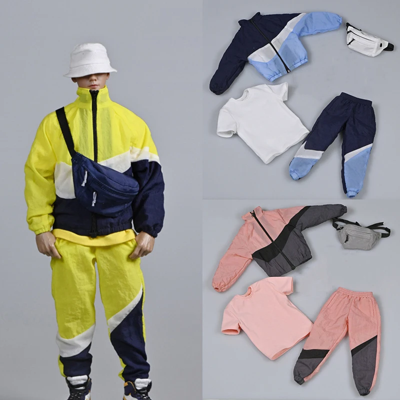 1/6 Scale Male/Female Soldier Loose Sportswear Sets Casual Sports Jacket Pant T-Shirt Waist Bag Model for 12'' Action Figure Bod
1/6 Scale Male/Female Soldier Loose Sportswear Sets Casual Sports Jacket Pant T-Shirt Waist Bag Model for 12'' Action Figure Bod