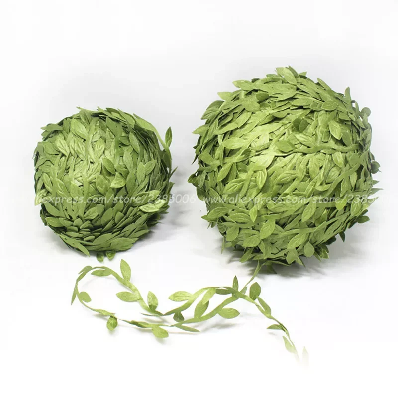 10 Meter Silk Leaf-Shaped Handmake Artificial green Leaves DIY Wreath Garland For Wedding Decoration Gift Arts Craft Fake Flower
10 Meter Silk Leaf-Shaped Handmake Artificial green Leaves DIY Wreath Garland For Wedding Decoration Gift Arts Craft Fake Flower