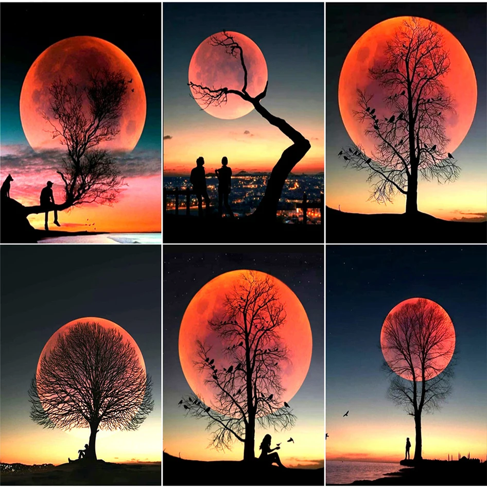 Алмазная 5D картина «Луна и дерево», Набор для вышивки крестиком, полная вышивка, мозаика, искусство, Декор, подарки MK257
Алмазная 5D картина «Луна и дерево», Набор для вышивки крестиком, полная вышивка, мозаика, искусство, Декор, подарки MK257