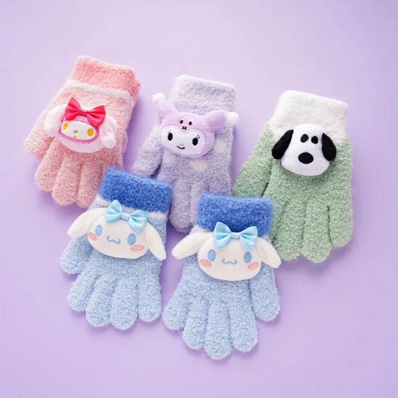 Kuromi Sanrio My Melody Cinnamoroll Kawaii Glove Cute Cartoon Plush Knitted Gloves Winter Outdoor Warm Children's Gloves Gift
Kuromi Sanrio My Melody Cinnamoroll Kawaii Glove Cute Cartoon Plush Knitted Gloves Winter Outdoor Warm Children's Gloves Gift