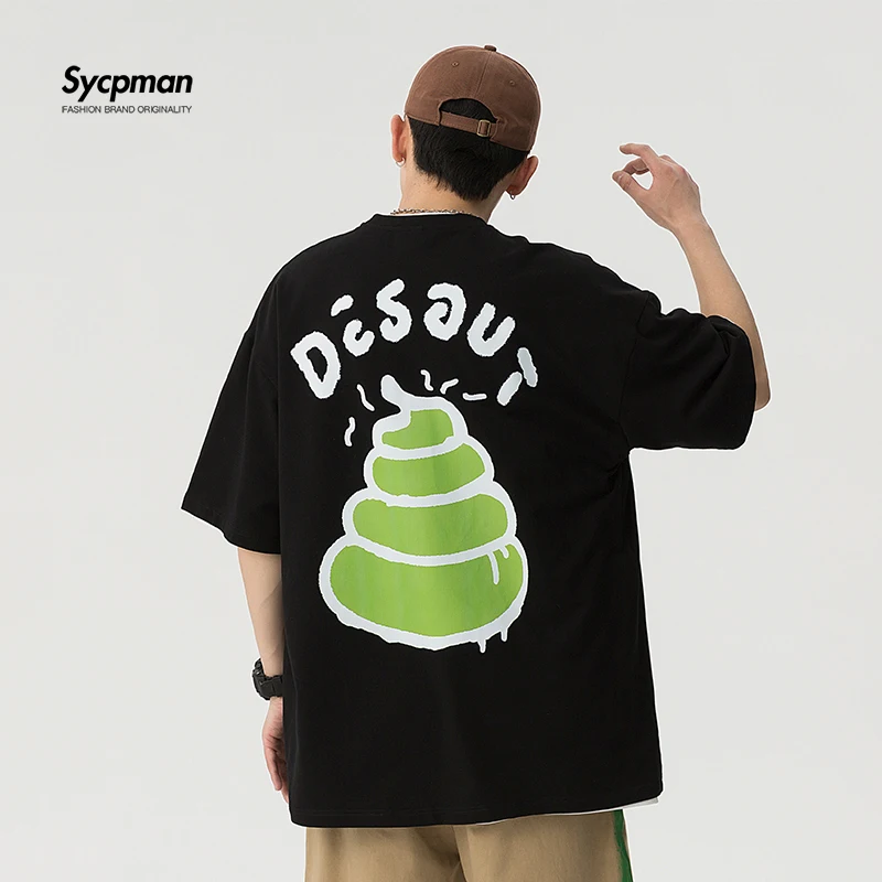 2022 Summer New Fun Printing Loose and Comfortable Cotton Round Neck Short Sleeve T-shirt
2022 Summer New Fun Printing Loose and Comfortable Cotton Round Neck Short Sleeve T-shirt