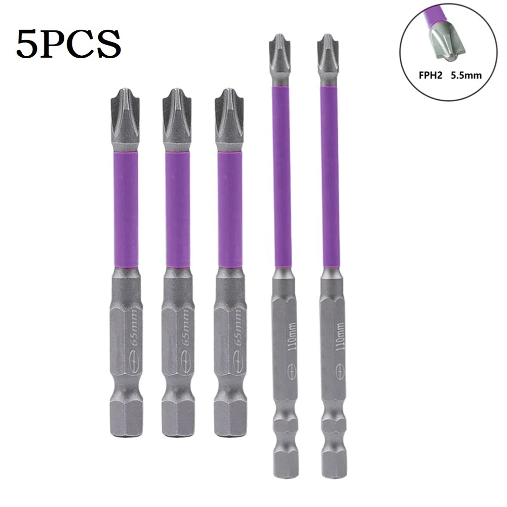 5Pcs FPH2 65/110mm Magnetic Special Slotted Cross Screwdriver Rust Proof Bit For Electrician Socket Switch Power Tools
5Pcs FPH2 65/110mm Magnetic Special Slotted Cross Screwdriver Rust Proof Bit For Electrician Socket Switch Power Tools