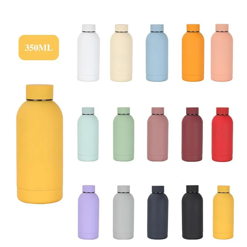 

350ml/500ml/750ml Large Capacity Stainless Steel Thermos Portable Vacuum Flask Insulated Tumbler With No Screw Lid Thermo Bottom