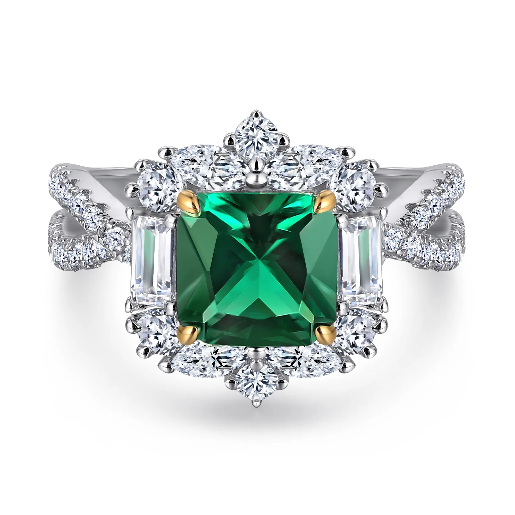 Green colro zircon luxury fashion women S925 silver wedding rings jewelry gift 220426-29
Green colro zircon luxury fashion women S925 silver wedding rings jewelry gift 220426-29