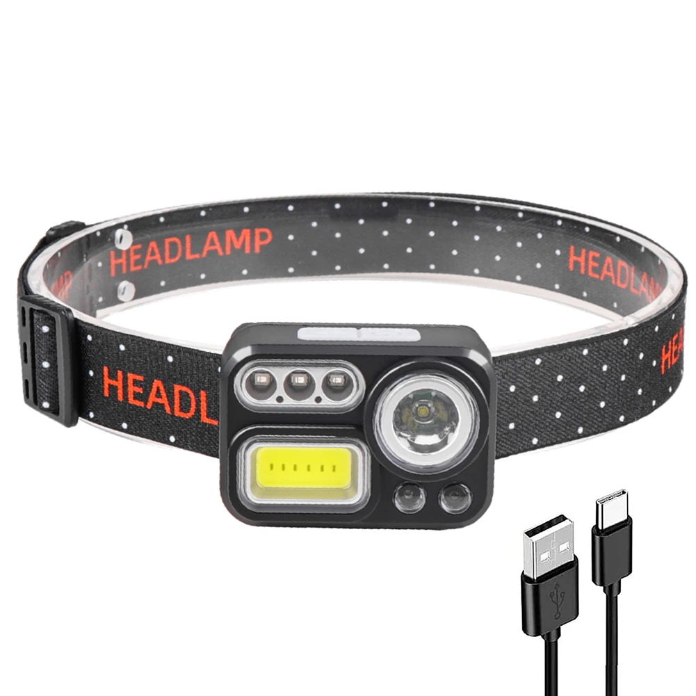 XPE+COB Head Flashlights 8 Lighting Modes High Powerful Sensor Headlight Waterproof IPX4 for Hiking Camping for Cycling Running
XPE+COB Head Flashlights 8 Lighting Modes High Powerful Sensor Headlight Waterproof IPX4 for Hiking Camping for Cycling Running