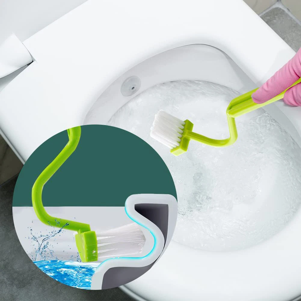 3Pcs/Set V-shaped Toilet Under Rim Cleaning Brush Ergonomic Design Toilet Brushes Multi-Purposes For Gas Stove Slot Floor Drain
3Pcs/Set V-shaped Toilet Under Rim Cleaning Brush Ergonomic Design Toilet Brushes Multi-Purposes For Gas Stove Slot Floor Drain