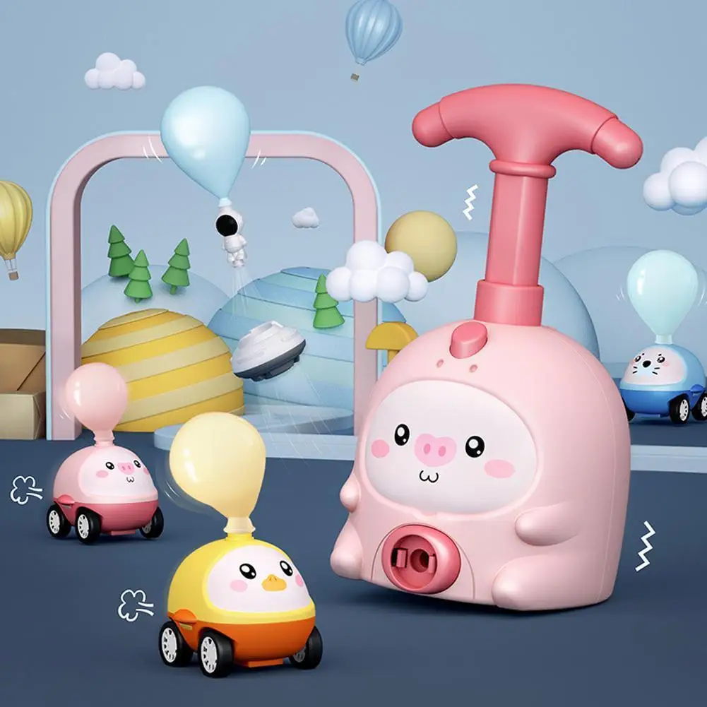 2 In 1 Cute Power Balloon Car Toy Children Inertial Balloon Science Power Experiment Launcher Puzzle Fun Toys Education X5b8
2 In 1 Cute Power Balloon Car Toy Children Inertial Balloon Science Power Experiment Launcher Puzzle Fun Toys Education X5b8