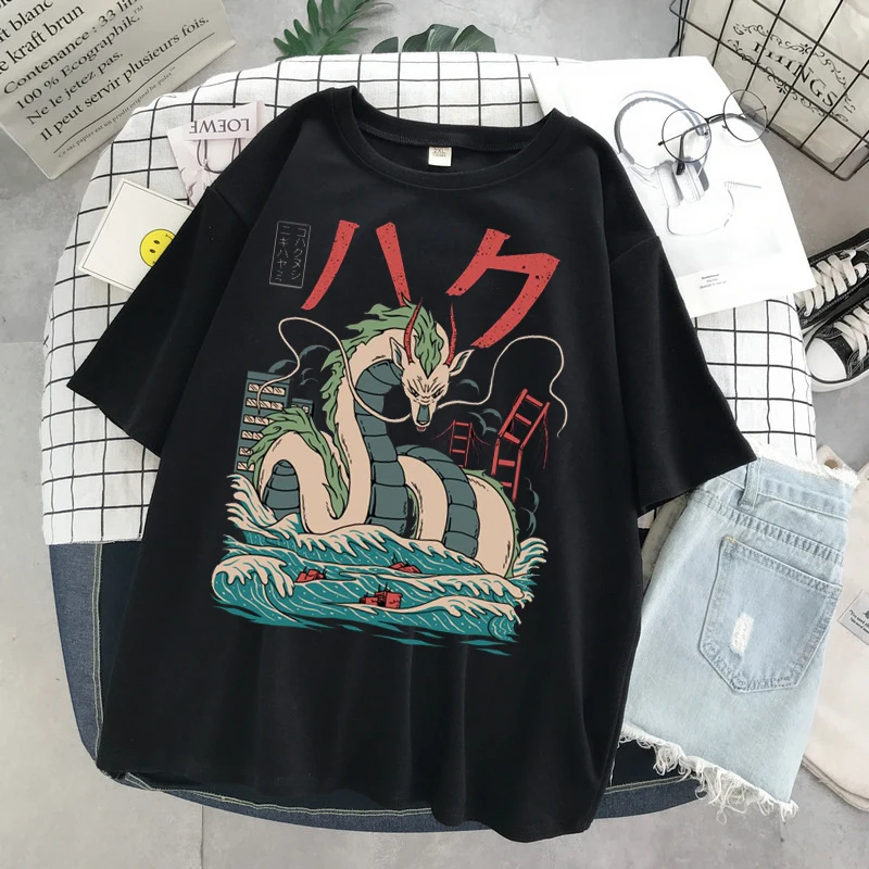 Hayao Harajuku Studio Ghibli Totoro Print Women Female Tshirt Summer Harajuku Short Sleeve T Shirts Cartoon Casual Woman Clothes
Hayao Harajuku Studio Ghibli Totoro Print Women Female Tshirt Summer Harajuku Short Sleeve T Shirts Cartoon Casual Woman Clothes
