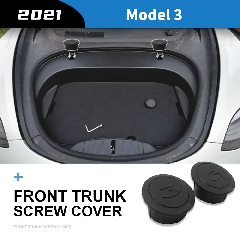 For Tesla Model 3 2021 2pcs Rubber Car Front Trunk Storage Box Screw Protective Caps Anti-Dust Covers Auto Tuning Accessories
For Tesla Model 3 2021 2pcs Rubber Car Front Trunk Storage Box Screw Protective Caps Anti-Dust Covers Auto Tuning Accessories