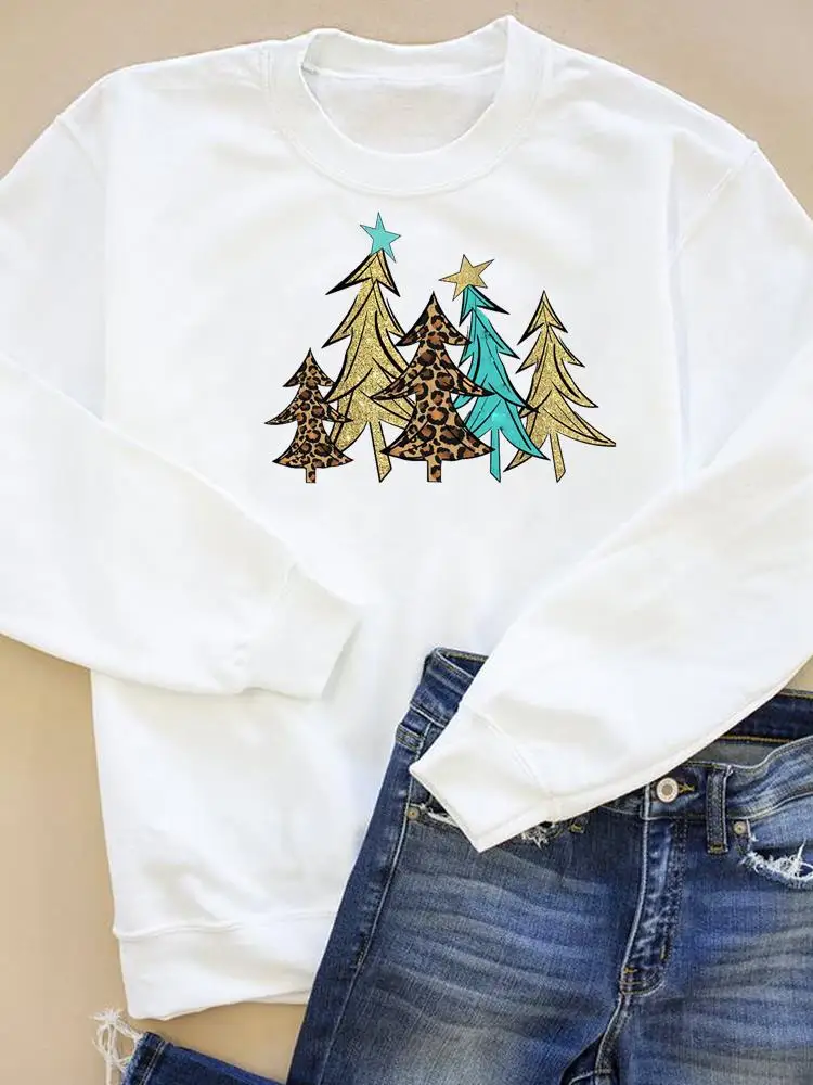 Happy Holiday Merry Christmas Graphic Sweatshirts Women Leopard Trend Cute Print Fashion Wear Pullovers New Year Clothing
Happy Holiday Merry Christmas Graphic Sweatshirts Women Leopard Trend Cute Print Fashion Wear Pullovers New Year Clothing
