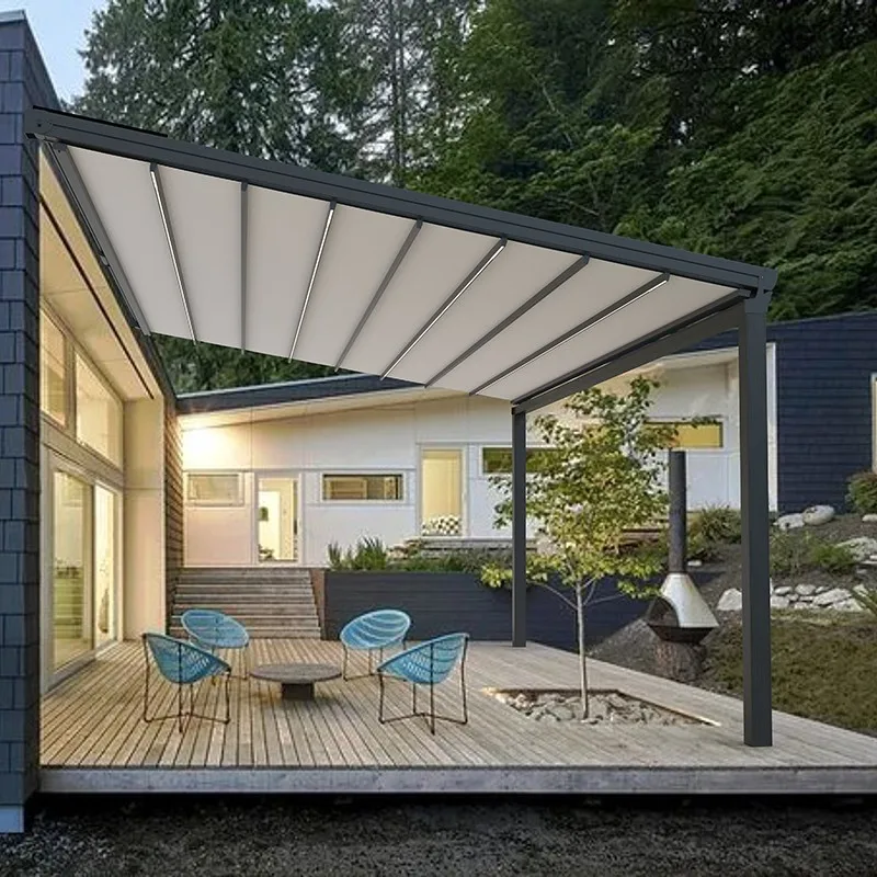 Aluminum Alloy Outdoor Electric Folding Anopy Sunshade, Thermal Insulation, And Rain Proof Villa Courtyard Intelligent Telescop
Aluminum Alloy Outdoor Electric Folding Anopy Sunshade, Thermal Insulation, And Rain Proof Villa Courtyard Intelligent Telescop