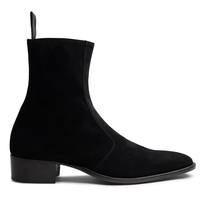 New Black Cow Suede Men Boots Zipper Square Toe Men Shoes Business Men Short Boots Handmade 남성부츠 Men Boots
New Black Cow Suede Men Boots Zipper Square Toe Men Shoes Business Men Short Boots Handmade 남성부츠 Men Boots