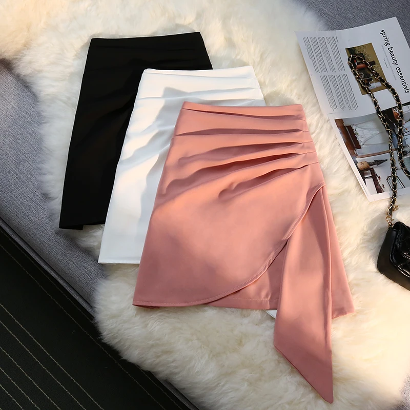 Pleated Skirt High Waist Slimming All-Matching a-Line Skirt 2022 New Summer Hip Skirt Irregular Skirt for Women
Pleated Skirt High Waist Slimming All-Matching a-Line Skirt 2022 New Summer Hip Skirt Irregular Skirt for Women