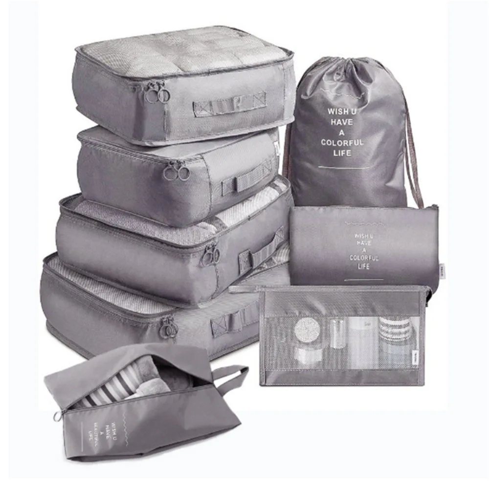New Travel Storage Bag 8 Piece Set Clothing Organizer Classification Storage Bags Organization for Cosmetics Shoes Quilts makeup
New Travel Storage Bag 8 Piece Set Clothing Organizer Classification Storage Bags Organization for Cosmetics Shoes Quilts makeup