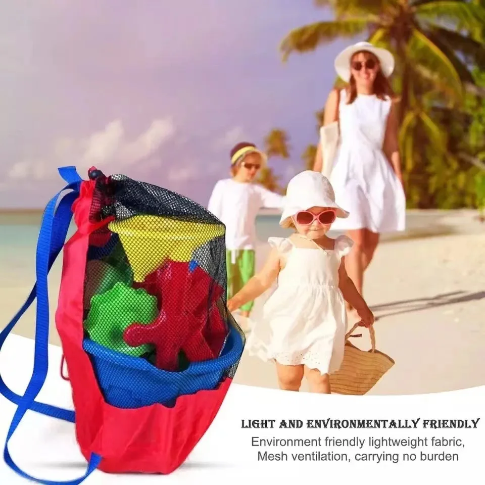 Sand Away Protable Mesh Bag Kids Toys Storage Bags Swimming Large Beach Bag for Towels Women Cosmetic Makeup Bag
Sand Away Protable Mesh Bag Kids Toys Storage Bags Swimming Large Beach Bag for Towels Women Cosmetic Makeup Bag
