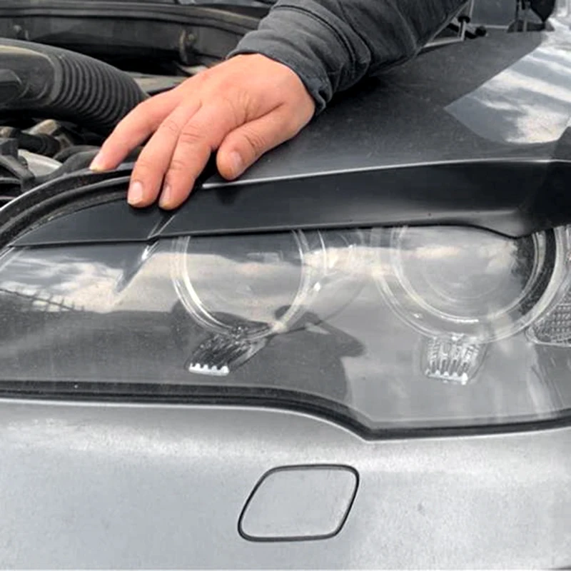 Front Resin Headlight Eyebrow Eyelid Cover Trim For BMW X5 E70 2007-2013 Gloss Black
Front Resin Headlight Eyebrow Eyelid Cover Trim For BMW X5 E70 2007-2013 Gloss Black