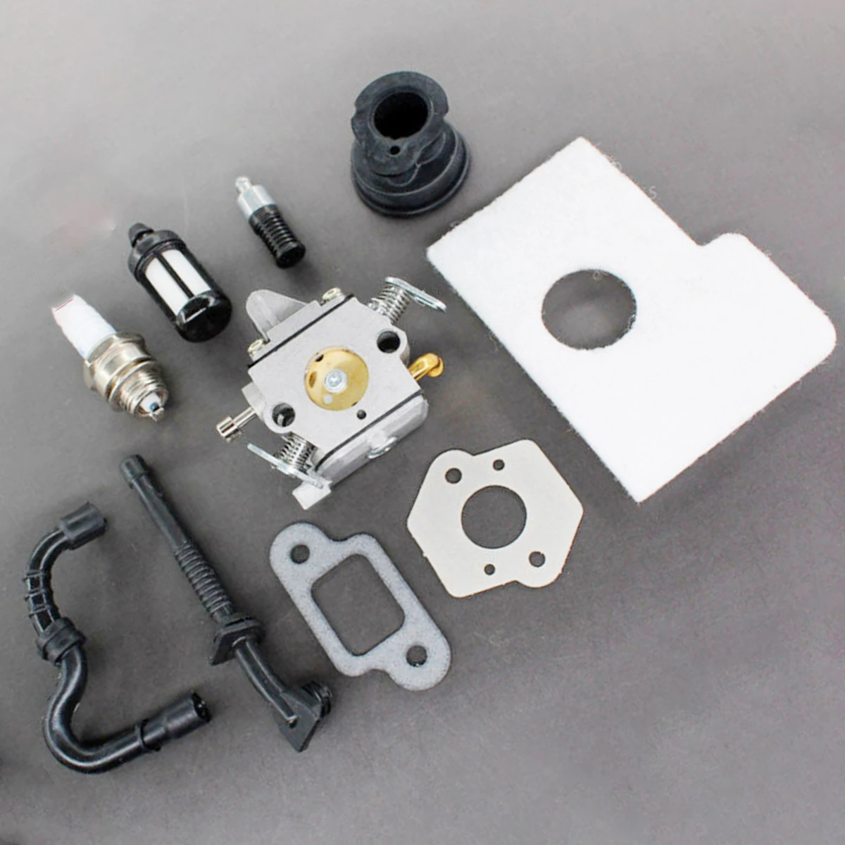 10PCS Spark Plug Carburetor Set Part Air Fuel Filter Gasket For Stihl MS180C MS170 MS180 017 018 Chainsaw Metal Repair Kit
10PCS Spark Plug Carburetor Set Part Air Fuel Filter Gasket For Stihl MS180C MS170 MS180 017 018 Chainsaw Metal Repair Kit