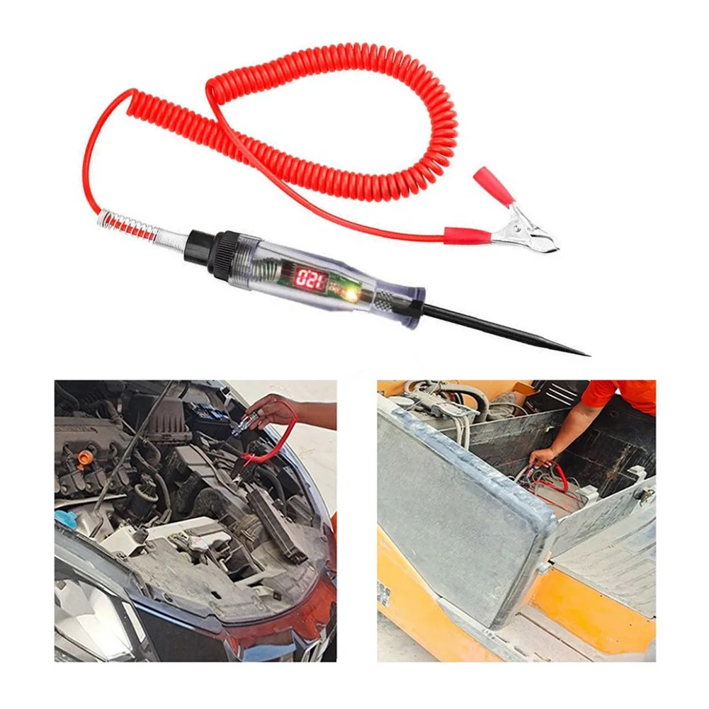 2.5-32V Portable Car Truck Voltage Circuit Tester Digital Display Auto Circuit Maintenance Test Pen Automobile Diagnostic Tools
2.5-32V Portable Car Truck Voltage Circuit Tester Digital Display Auto Circuit Maintenance Test Pen Automobile Diagnostic Tools