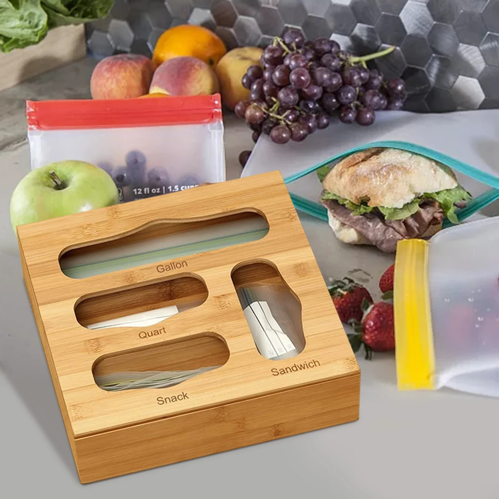 Ziplock Bag Storage Container Bamboo Food Storage Bag Holder Ziplock Bag Storage Organizer For Drawer Keep Kitchen Tidy
Ziplock Bag Storage Container Bamboo Food Storage Bag Holder Ziplock Bag Storage Organizer For Drawer Keep Kitchen Tidy