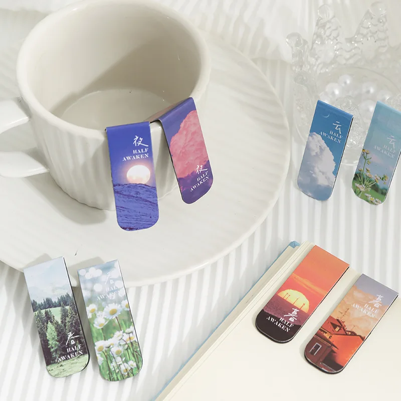 2 Pcs Cute Magnetic Bookmarks Daily Scenery Assorted Magnetic Page Book Markers Gift For Girls Book Lovers Women
2 Pcs Cute Magnetic Bookmarks Daily Scenery Assorted Magnetic Page Book Markers Gift For Girls Book Lovers Women