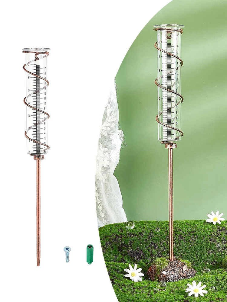 Spiral Lawn Rain Gauge Outdoor Accurate Floating Rain Meter For Home Yard Lawn Garden Rainfall Measuring Tool Supplies
Spiral Lawn Rain Gauge Outdoor Accurate Floating Rain Meter For Home Yard Lawn Garden Rainfall Measuring Tool Supplies