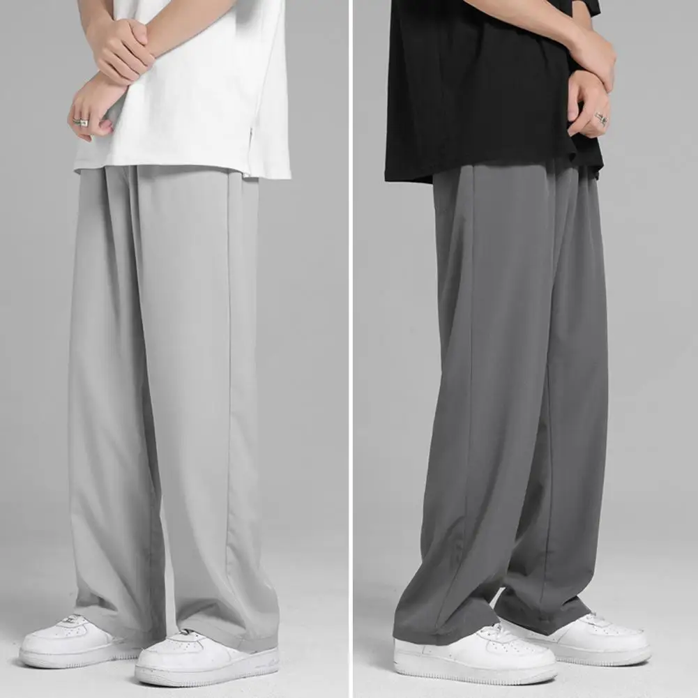 Casual Clothing Oversized Bottoms Trousers Male Men's Straight Solid Loose Pants Leg Spring Vintage Wide Pants Summer Color Suit
Casual Clothing Oversized Bottoms Trousers Male Men's Straight Solid Loose Pants Leg Spring Vintage Wide Pants Summer Color Suit