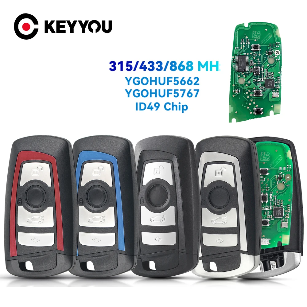 KEYYOU HUF5662 HUF5767 2/3BTN Автомобильный Дистанционный ключ для BMW F 3 5 7 серии X5 X6 F20 F22 F30 CAS4 CAS4 + Фем BDC 315/434/868 МГц
KEYYOU HUF5662 HUF5767 2/3BTN Автомобильный Дистанционный ключ для BMW F 3 5 7 серии X5 X6 F20 F22 F30 CAS4 CAS4 + Фем BDC 315/434/868 МГц