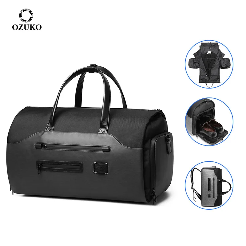 2022 New OZUKO Multifunction Men Travel Bags Suit Storage Waterproof Duffel Bag Large Capacity Luggage Handbag Male Shoes Pocket
2022 New OZUKO Multifunction Men Travel Bags Suit Storage Waterproof Duffel Bag Large Capacity Luggage Handbag Male Shoes Pocket