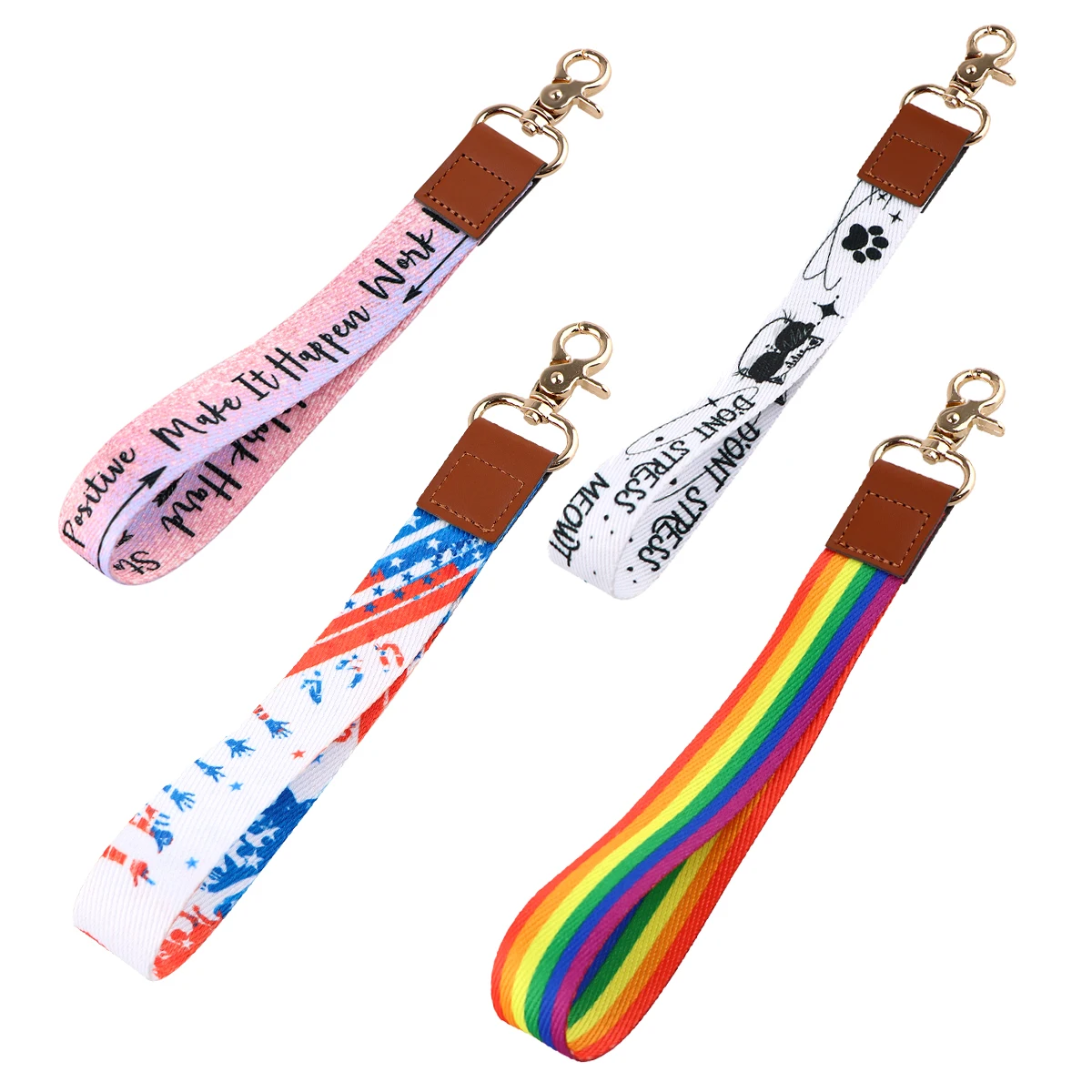Encouragement Quotes Keychain Rainbow Lanyard For Keys ID Card Gym Cat Short Phone Straps USB Badge Holder Key Pendant Gifts
Encouragement Quotes Keychain Rainbow Lanyard For Keys ID Card Gym Cat Short Phone Straps USB Badge Holder Key Pendant Gifts