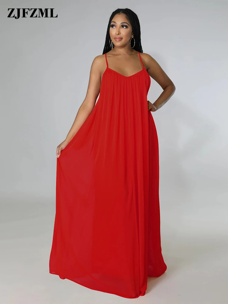 Spaghetti Strap Summer Chiffon Maxi Dress Female Strapless Sleeveless Pleated Beach Dresses Classic Backless Loose Boho Vestidos
Spaghetti Strap Summer Chiffon Maxi Dress Female Strapless Sleeveless Pleated Beach Dresses Classic Backless Loose Boho Vestidos