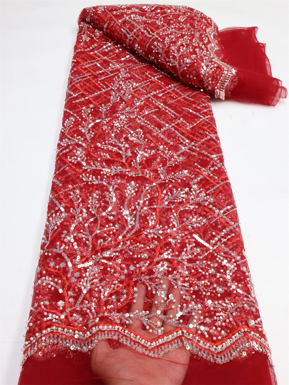 NI.AI African Lace Fabric 20221 French Heavy Beaded Lace Fabric Nigerian Sequins Embroidery Net Lace Fabrics For Wedding LY1439
NI.AI African Lace Fabric 20221 French Heavy Beaded Lace Fabric Nigerian Sequins Embroidery Net Lace Fabrics For Wedding LY1439