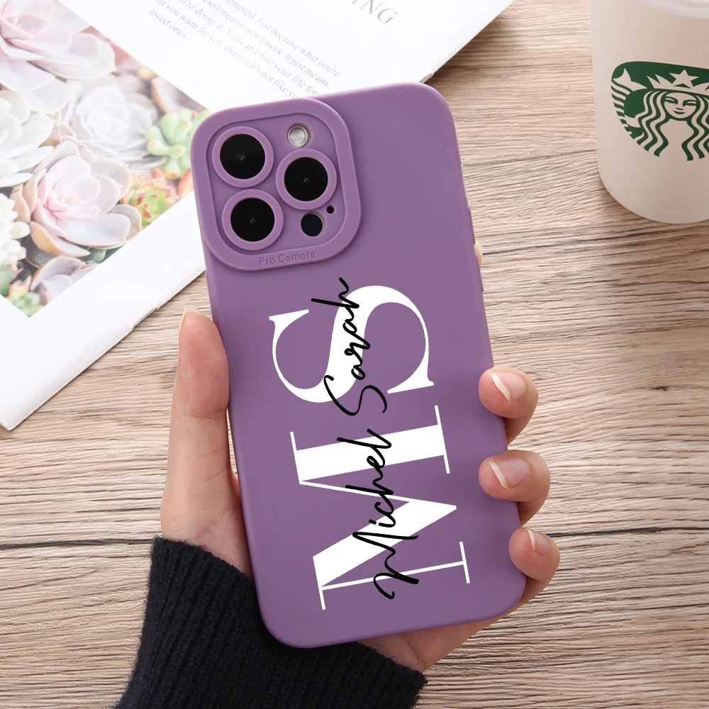 Personalised Custom Initial Name Phone Case for iPhone 14 13 12 11 Pro Max X XS XR 7 8 Plus Luxury Silicone Len Protective Cover
Personalised Custom Initial Name Phone Case for iPhone 14 13 12 11 Pro Max X XS XR 7 8 Plus Luxury Silicone Len Protective Cover