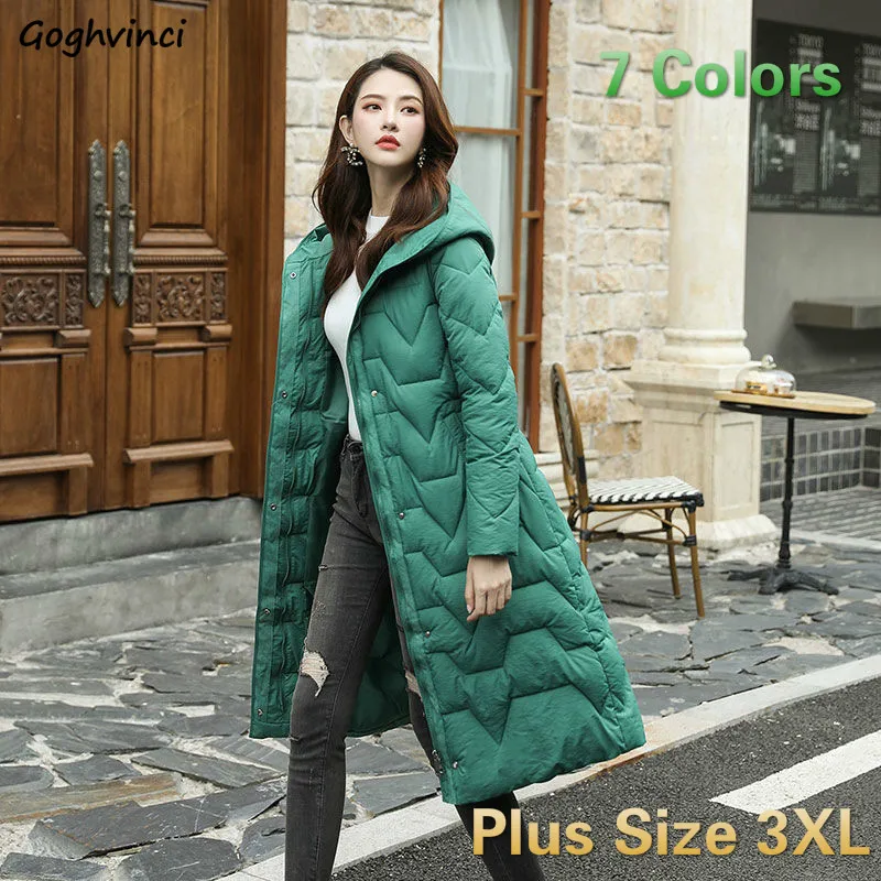 Medium-long Style Parkas Women 3XL Winter Various Colors Solid Hooded Sashes Trendy Leisure Loose Elegant Ins Ouwear Thick Warm
Medium-long Style Parkas Women 3XL Winter Various Colors Solid Hooded Sashes Trendy Leisure Loose Elegant Ins Ouwear Thick Warm