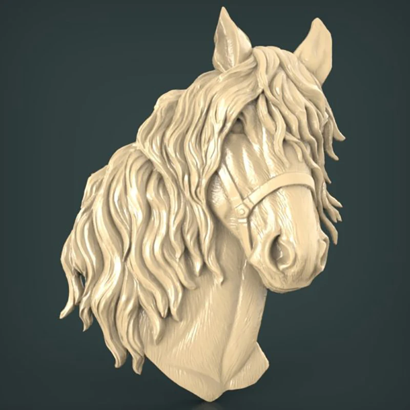 Horse Head 3D STL Models for CNC Router Round Engraving and 3D Printer Support ZBrush Artcam Aspire Cut3d
Horse Head 3D STL Models for CNC Router Round Engraving and 3D Printer Support ZBrush Artcam Aspire Cut3d