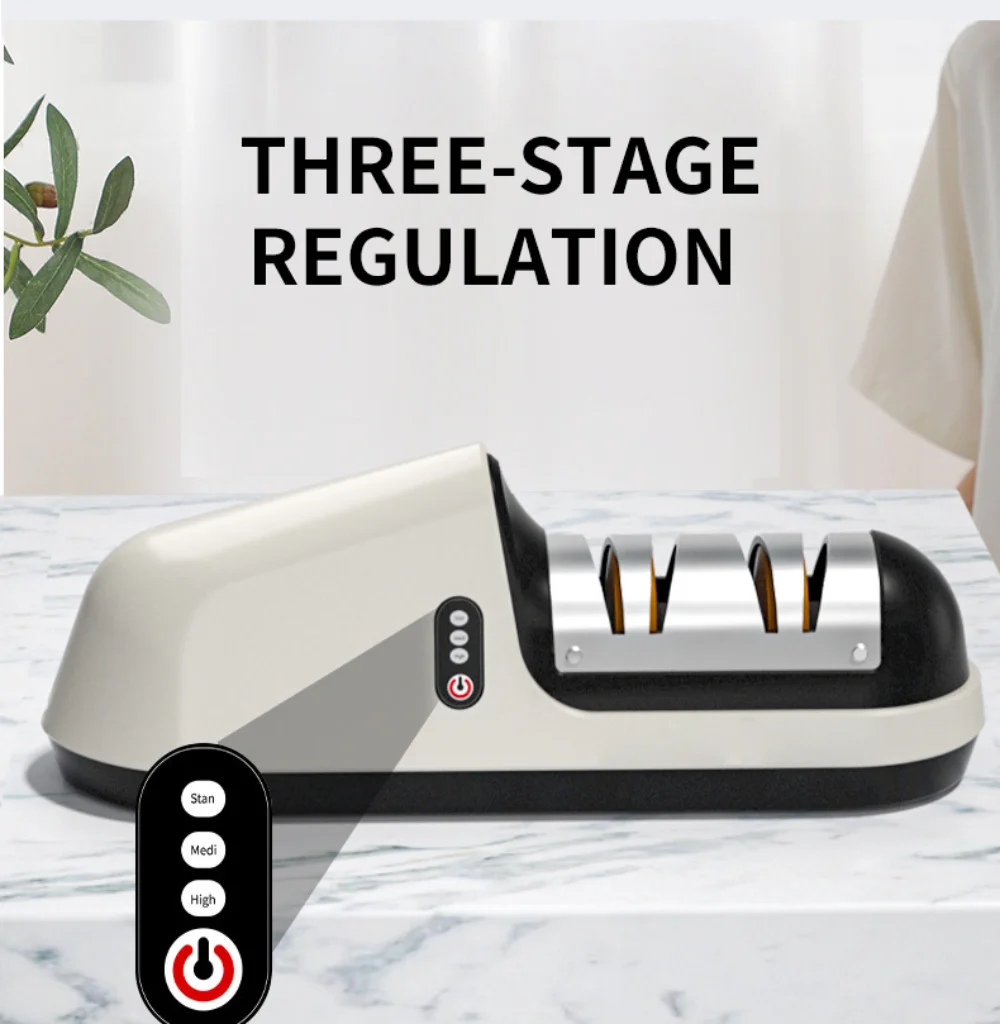 Enhanced Version of The Electric Knife Sharpener Household Automatic Sharpener Artifact Grindstone Kitchen Supplies Whetstone
Enhanced Version of The Electric Knife Sharpener Household Automatic Sharpener Artifact Grindstone Kitchen Supplies Whetstone